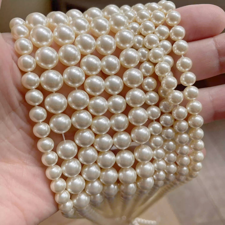 Swarovski Pearl genuine 5810-620 Cream Round Pearls Swarovski Beads for Jewelry Making Supplies