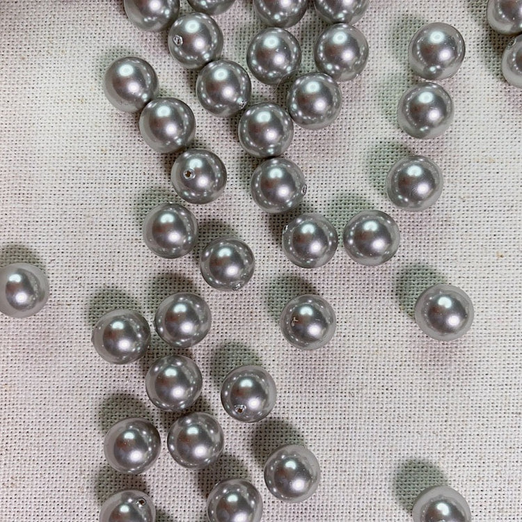 Swarovski Pearl genuine 5810-616 LightGray Round Pearls Swarovski Beads for Jewelry Making Supplies