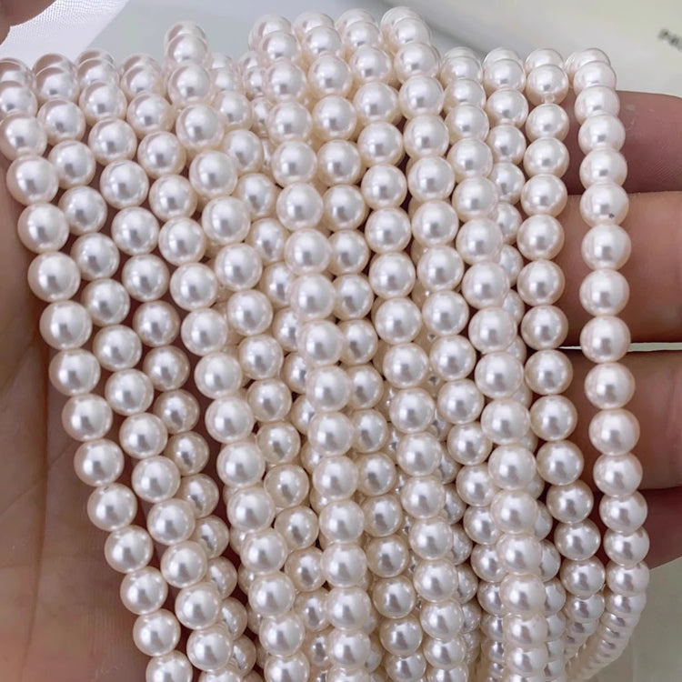 Swarovski Pearl genuine 5810-650 White 2- 12mm Round Pearls Swarovski Beads for Jewelry Making Supplies