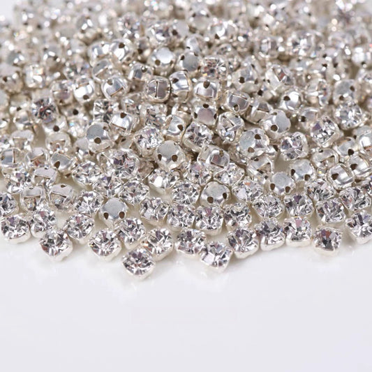 3mm 4mm Czech Preciosa  Round Rhinestones | DIY Beading, Hand Sewing, Embroidery Supplies