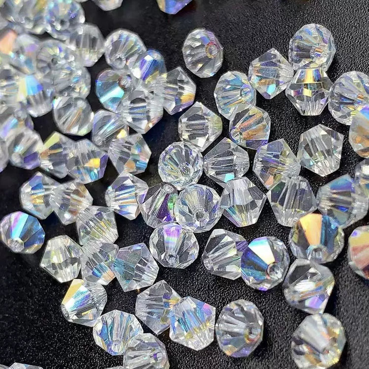 Czech  Crystal AB 3mm & 4mm Preciosa  Crystal Beads for DIY Jewelry