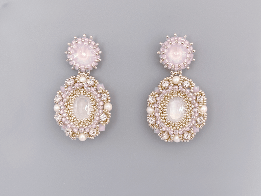 Blush Elegance earrings - elararadiantjewelry