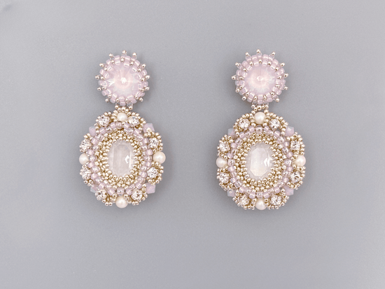 Blush Elegance earrings - elararadiantjewelry