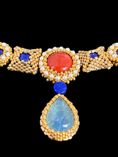 Imitation Princess Jingxun Li's beaded necklaceImitation - elararadiantjewelry