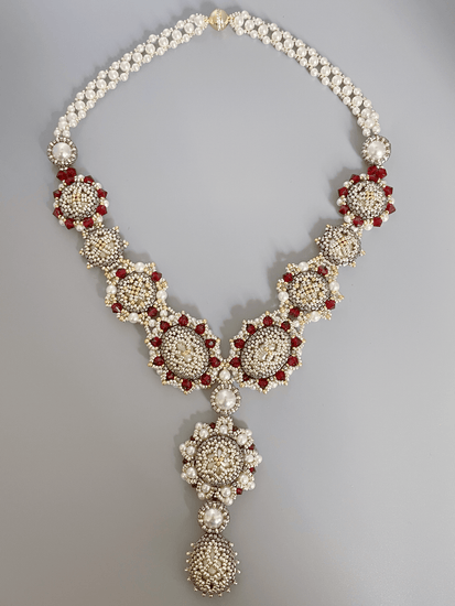 Scarlet Symphony Necklace - elararadiantjewelry